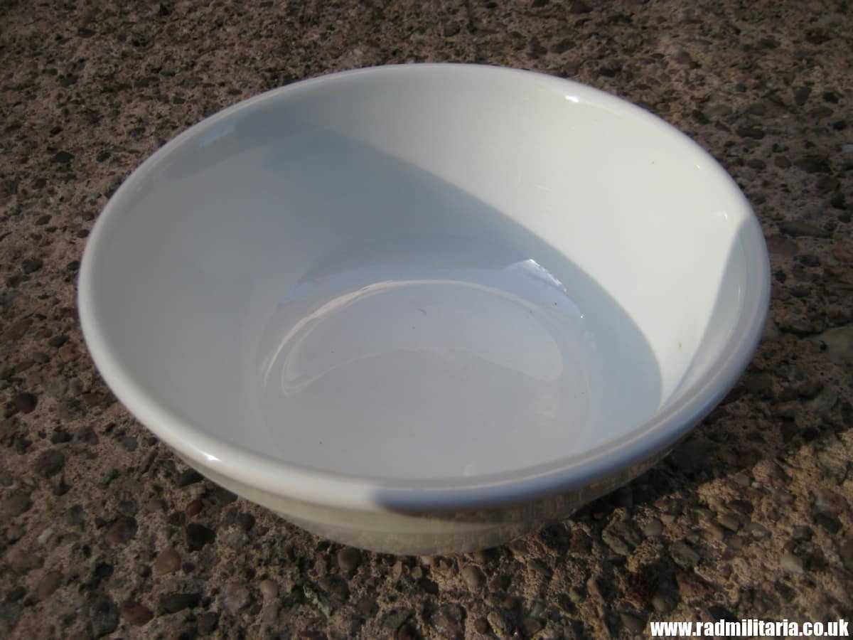 & WW2 genuine ceramic BOWL - KRIEGSMARINE, maker: BW BAUSCHER WEIDEN 1941 - Image 15