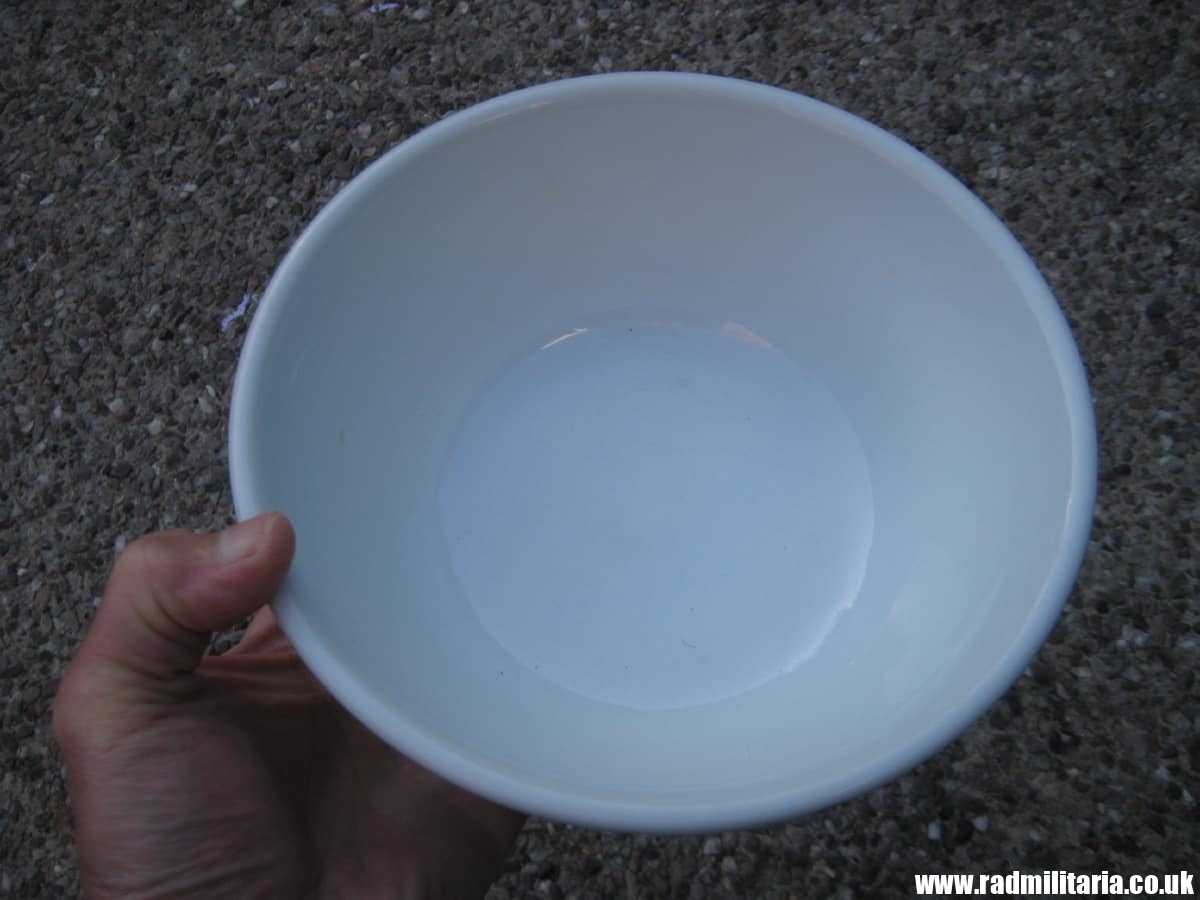 & WW2 genuine ceramic BOWL - KRIEGSMARINE, maker: BW BAUSCHER WEIDEN 1941 - Image 22