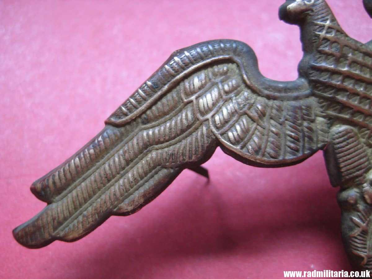 & WW2 original German Diplomatic EAGLE Cap BADGE large size, RMBO official CAP BADGE - very rare !!! - Image 6