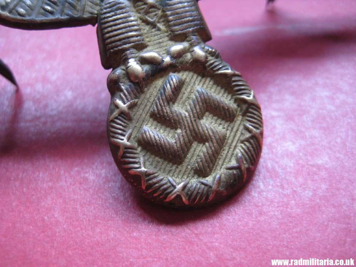 & WW2 original German Diplomatic EAGLE Cap BADGE large size, RMBO official CAP BADGE - very rare !!! - Image 7