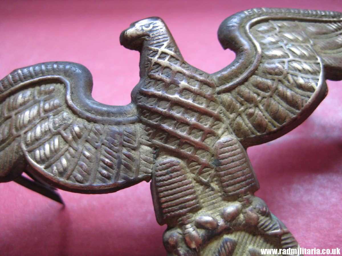 & WW2 original German Diplomatic EAGLE Cap BADGE large size, RMBO official CAP BADGE - very rare !!! - Image 8
