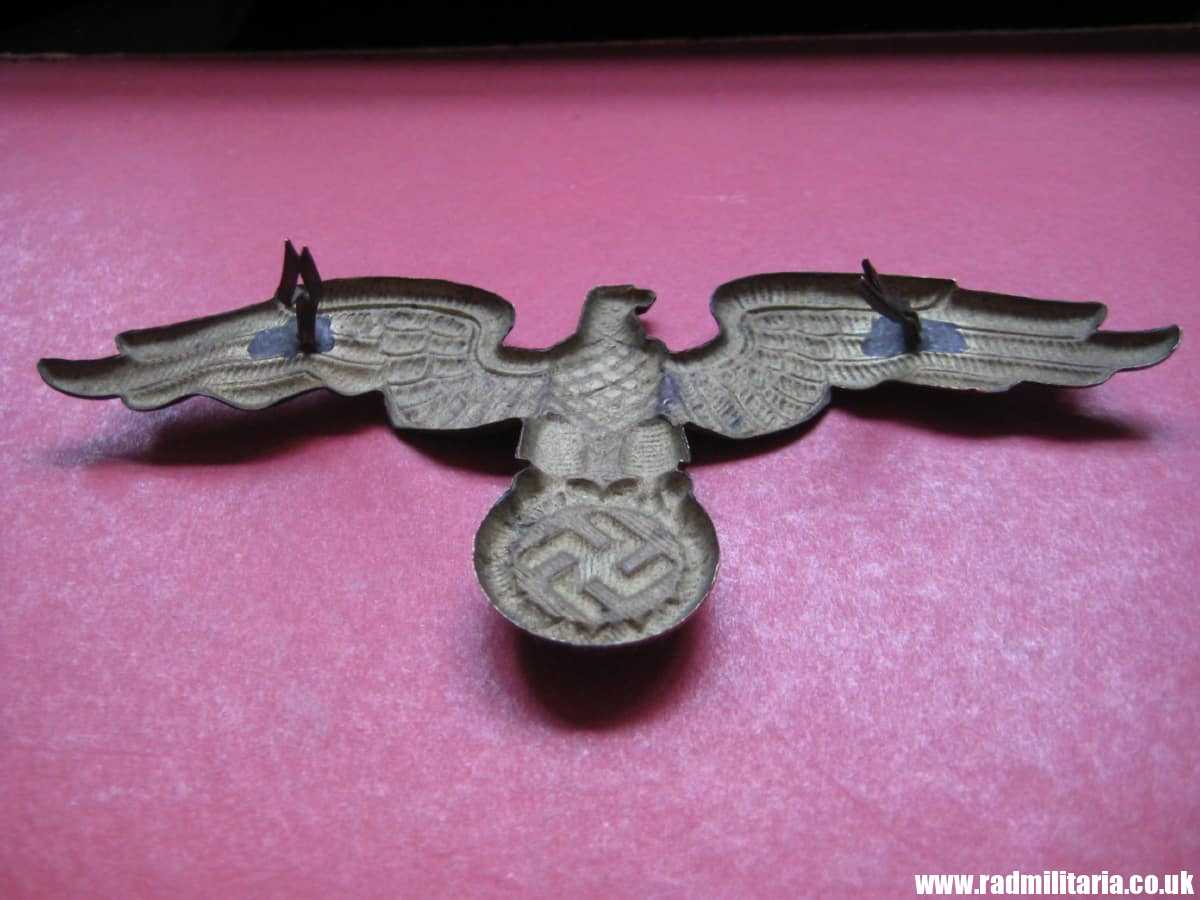 & WW2 original German Diplomatic EAGLE Cap BADGE large size, RMBO official CAP BADGE - very rare !!! - Image 9
