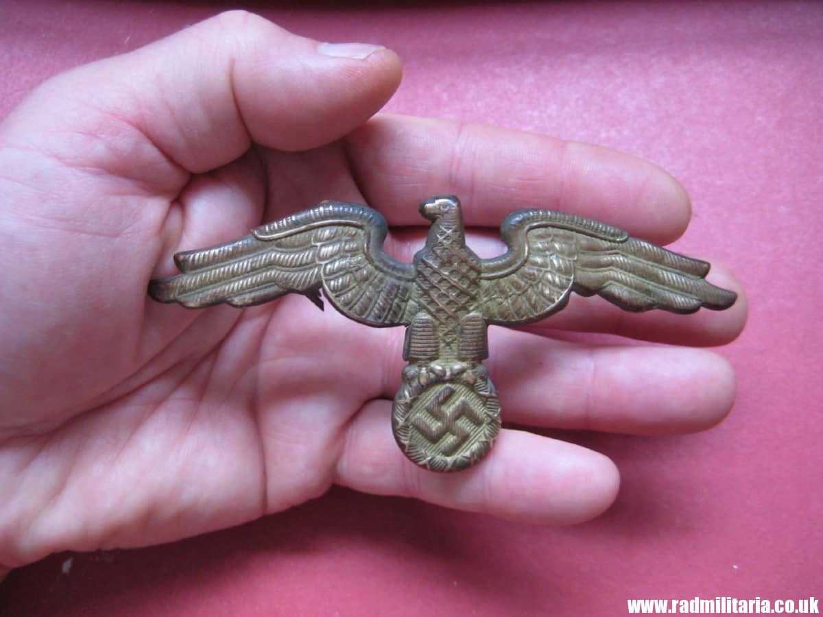 & WW2 original German Diplomatic EAGLE Cap BADGE large size, RMBO official CAP BADGE - very rare !!! - Image 17