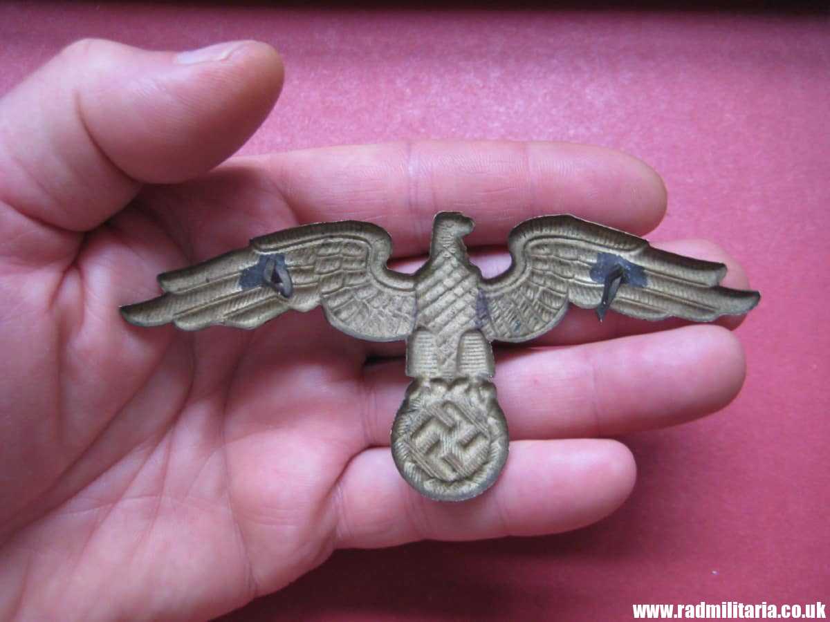& WW2 original German Diplomatic EAGLE Cap BADGE large size, RMBO official CAP BADGE - very rare !!! - Image 18