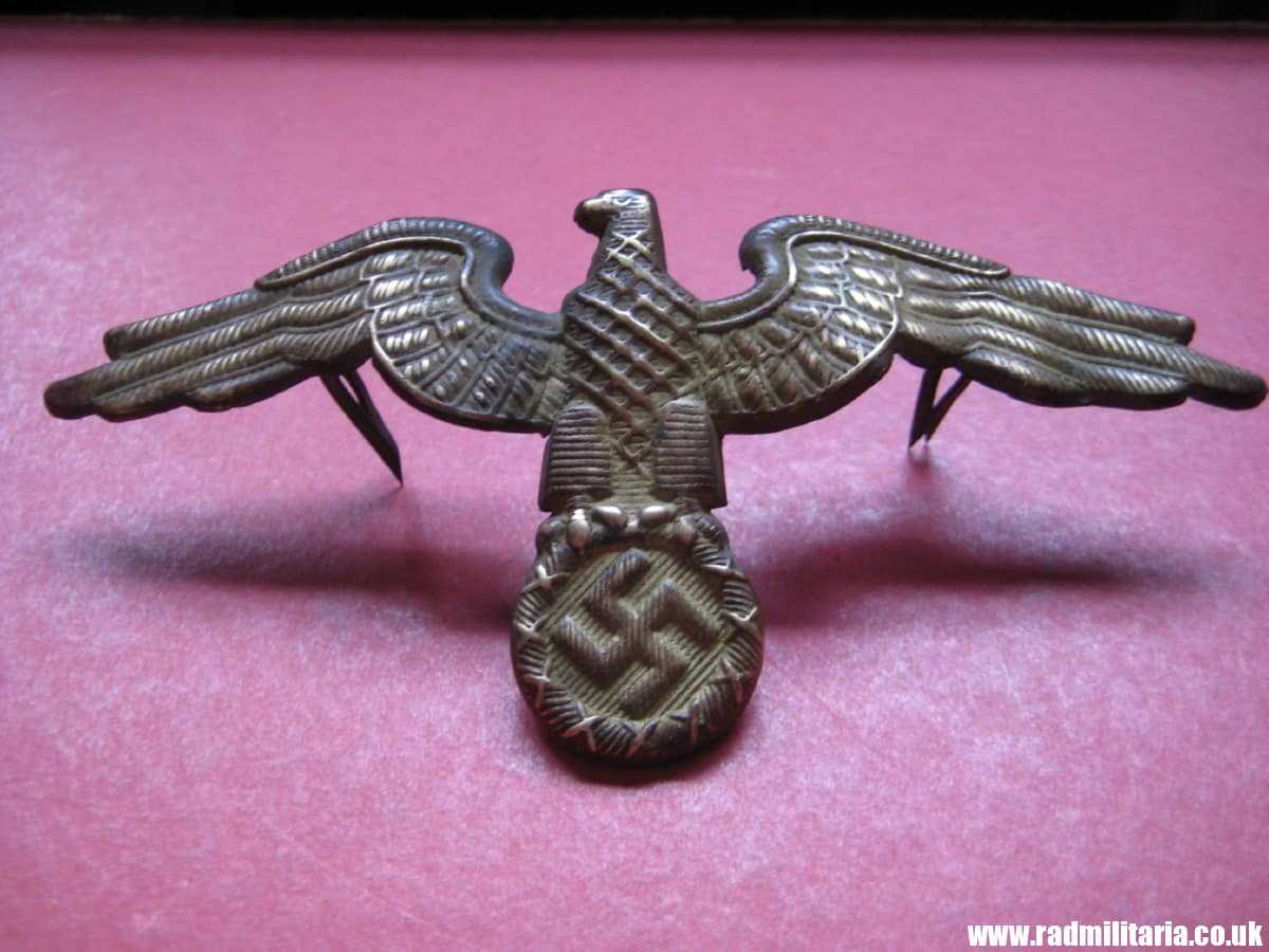 & WW2 original German Diplomatic EAGLE Cap BADGE large size, RMBO official CAP BADGE - very rare !!! - Image 25
